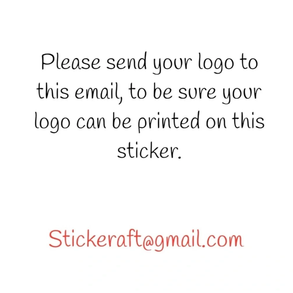 Custom sticker with your text personalized Label for Business 2